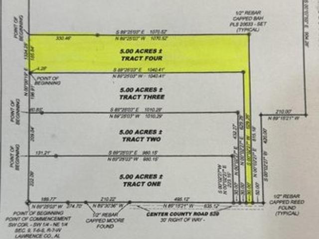 Land for sale in Moulton, Alabama