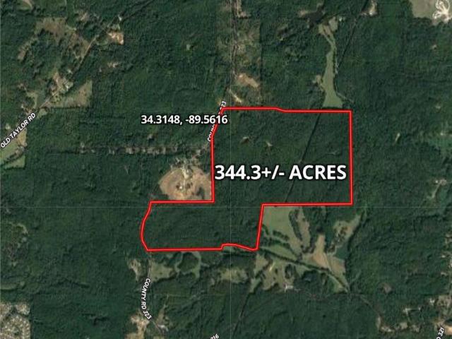 Land for sale in Taylor, Mississippi