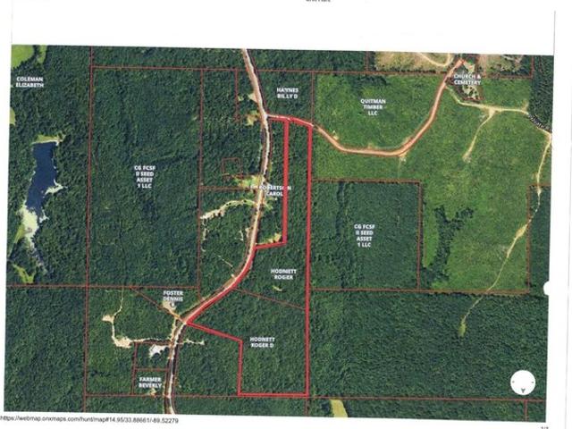 Land for sale in Coffeeville, Mississippi