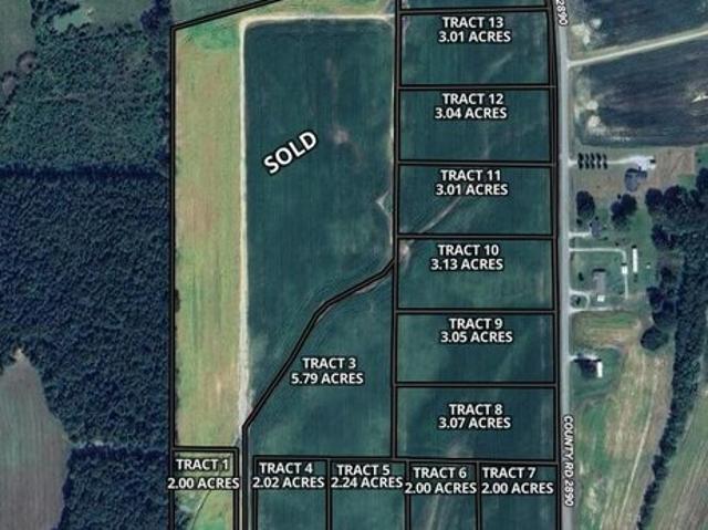Land for sale in Baldwyn, Mississippi