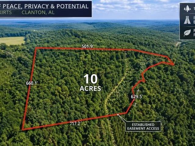 Land for sale in Clanton, Alabama