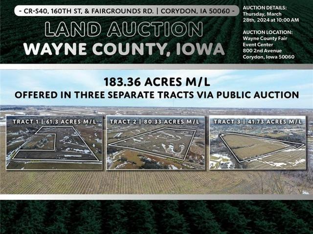 Land for sale in Corydon, Iowa