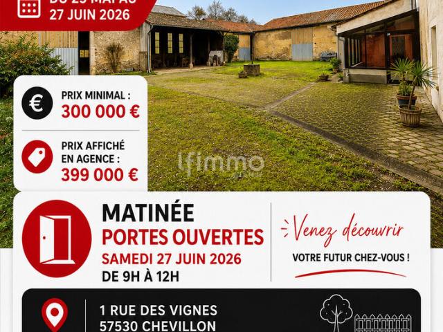Maison vente à Metz, Courcelles-chaussy