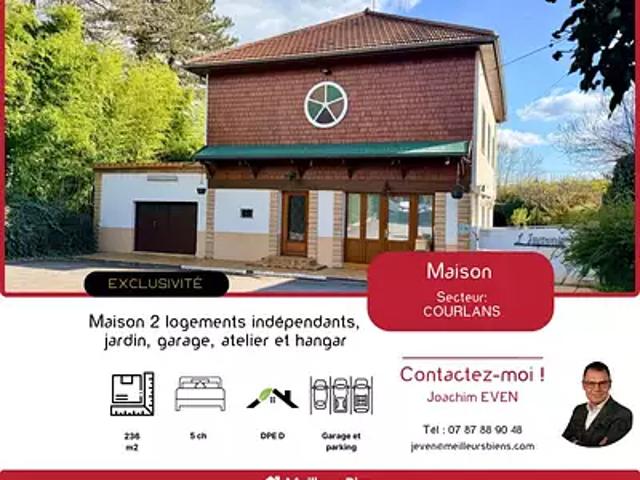 Maison vente à Lons-le-Saunier, Courlans