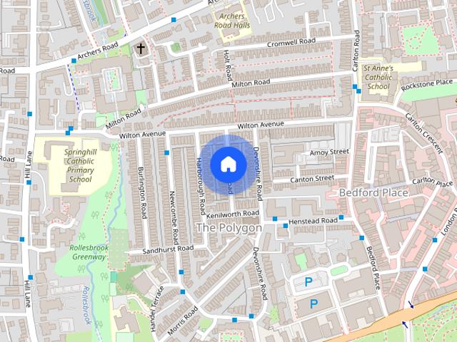 Apartment for rent in The Polygon, City Of Southampton