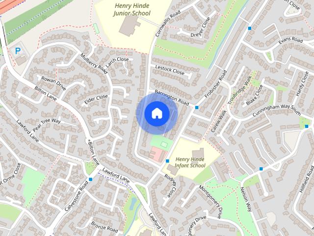House for rent in Overslade, New Bilton
