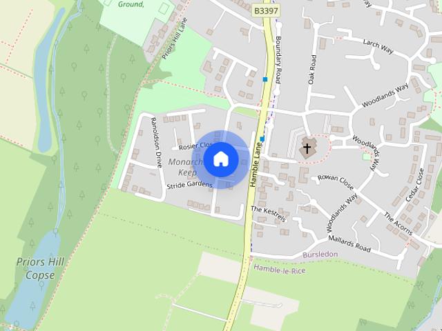 House for rent in Butlocks Heath, Helford