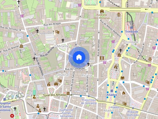 Apartamento alugar em Baixa do Porto, Porto