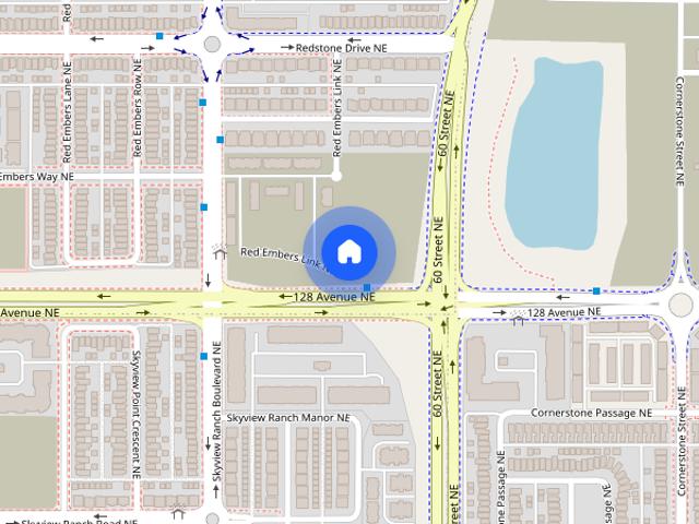 Townhouse for rent in Redstone, Calgary