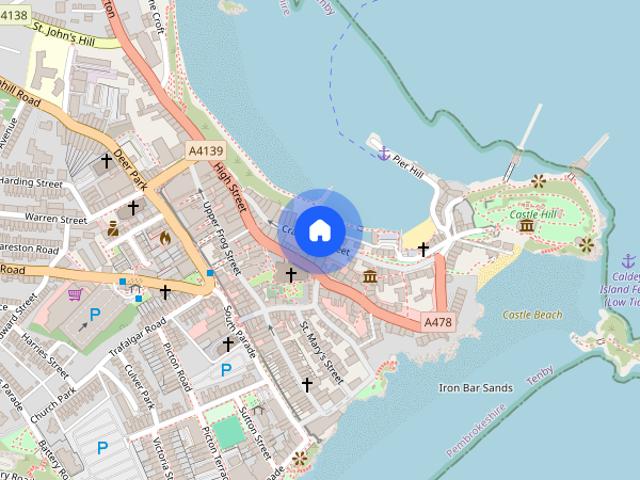 Apartment for rent in Tenby, Wales