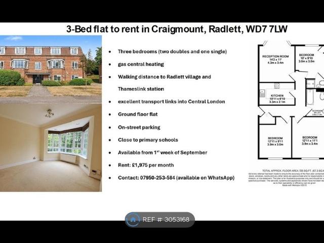 Apartment for rent in Radlett, Hertfordshire