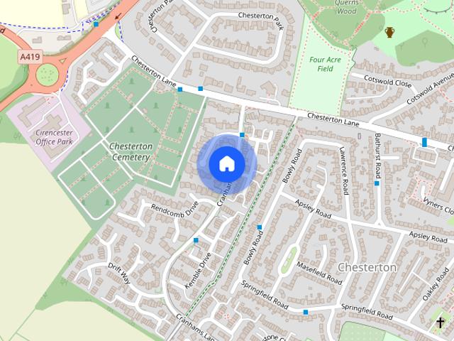 House for rent in Chesterton, Fossebridge