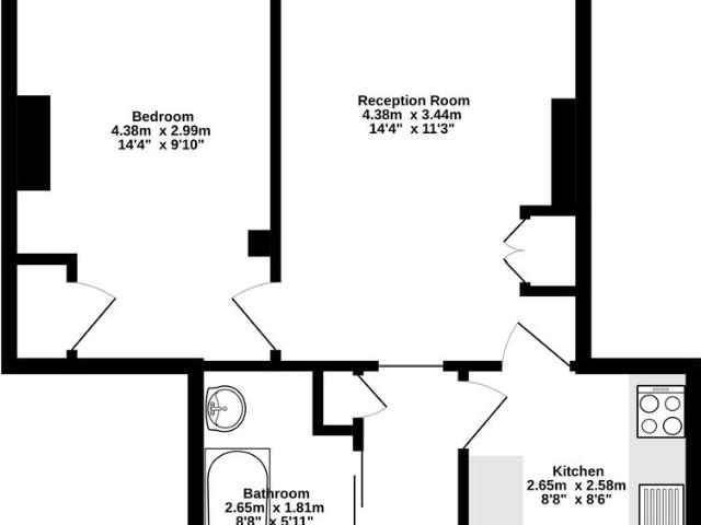 Apartment for rent in Walworth, Greater London