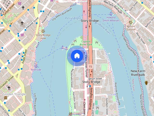 Apartment for rent in Kangaroo Point, Greater Brisbane