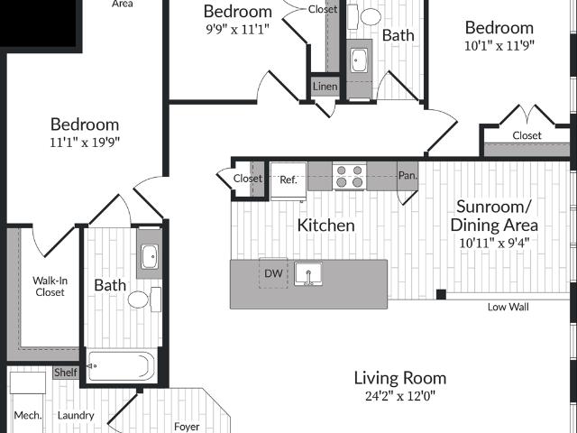 Townhouse for rent in Pasadena