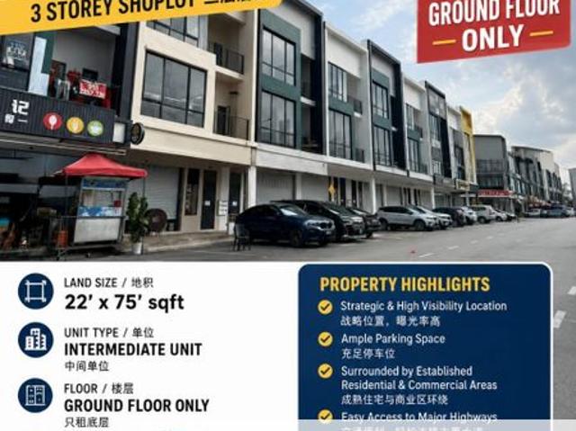 Shop for rent in Johor