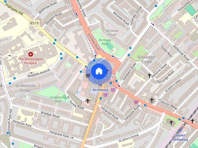 Apartment for rent in Archway, Greater London