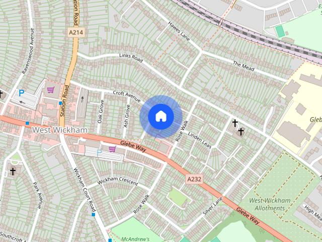 Apartment for rent in West Wickham, Greater London