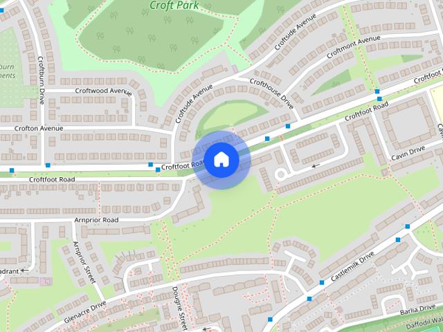 Apartment for rent in Croftfoot, Scotland