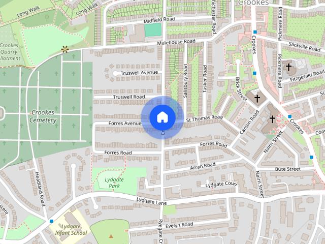 Apartment for rent in Crookes, South Yorkshire