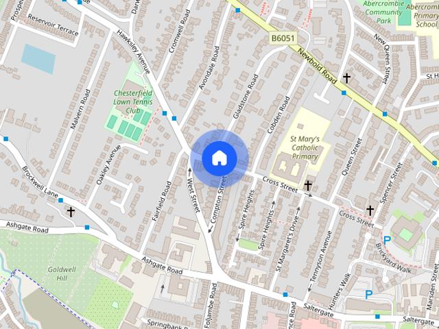 Apartment for rent in Brockwell, Chesterfield