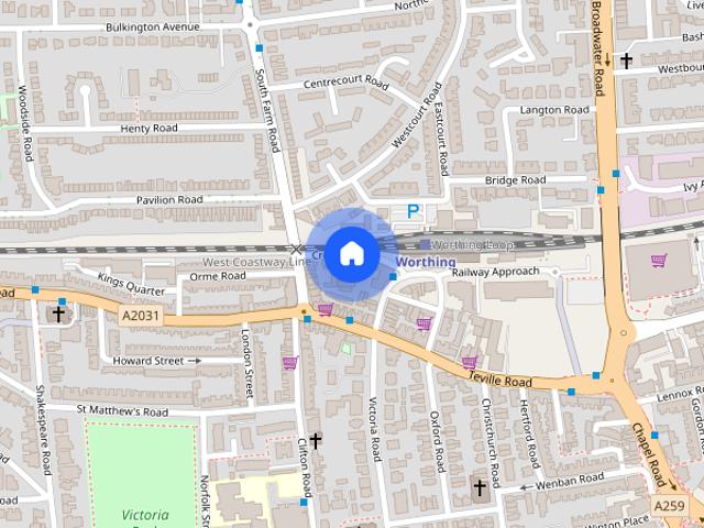 Apartment for rent in Worthing, West Sussex