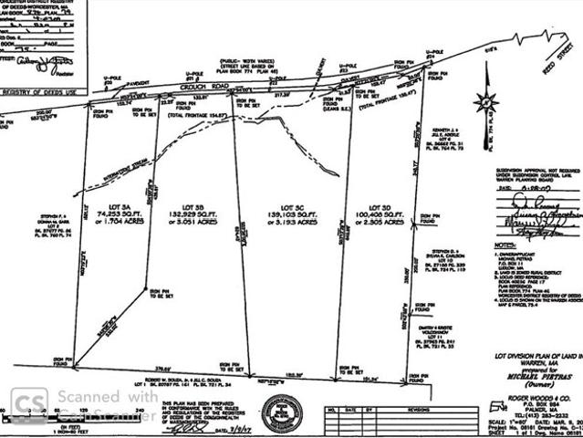 Land for sale in Warren, Massachusetts