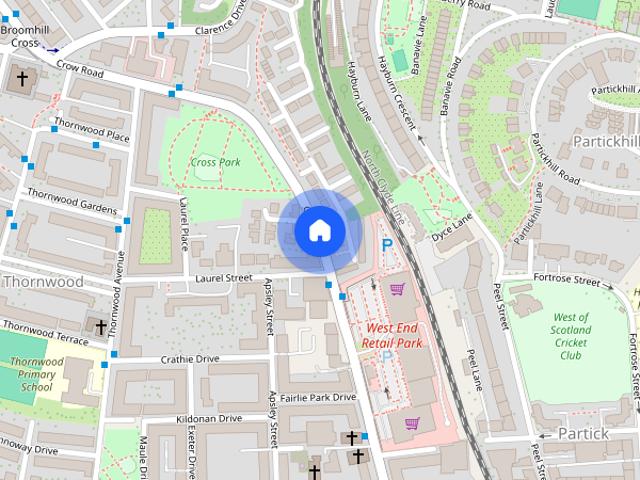 Apartment for rent in Broomhill, Scotland