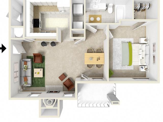 Apartment for rent in Oklahoma City, Oklahoma