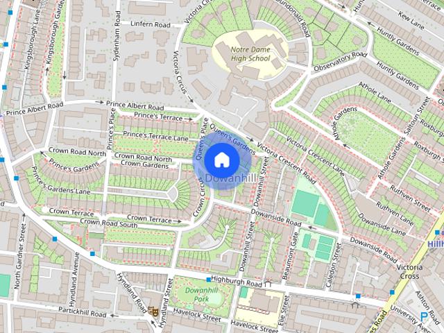 Apartment for rent in Dowanhill, Scotland