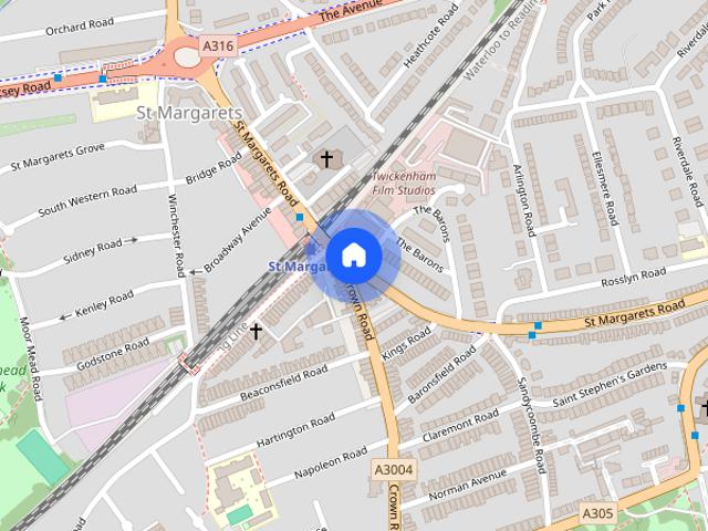 Apartment for rent in St Margarets, Greater London
