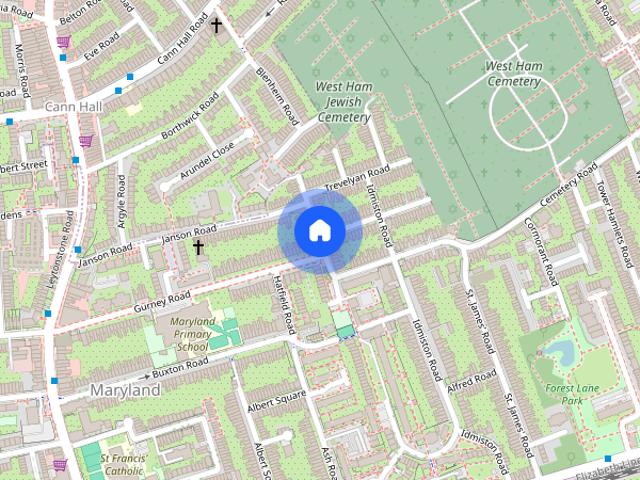House for rent in Maryland, Greater London