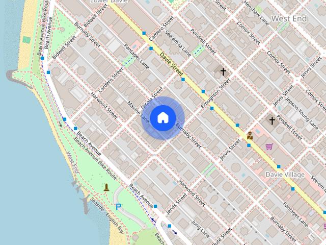 Apartment for rent in Davie Village, Vancouver
