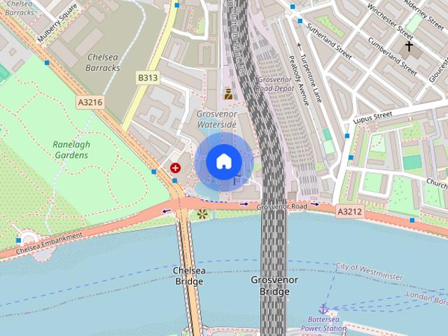 Apartment for rent in Grosvenor Waterside, Greater London