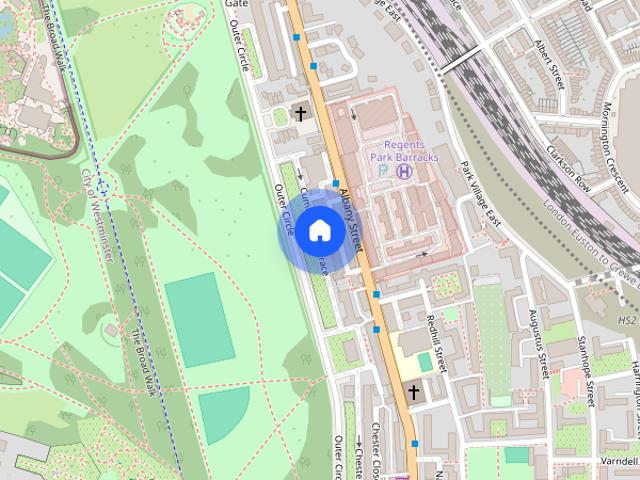 Apartment for rent in Chalk Farm, Greater London