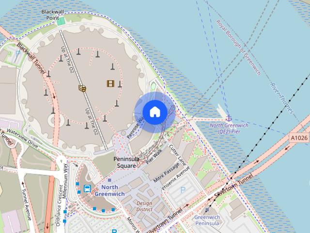 Apartment for rent in Greenwich Peninsula, Greater London