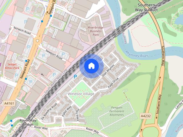 Apartment for rent in Pengam Green, Falcon Lodge