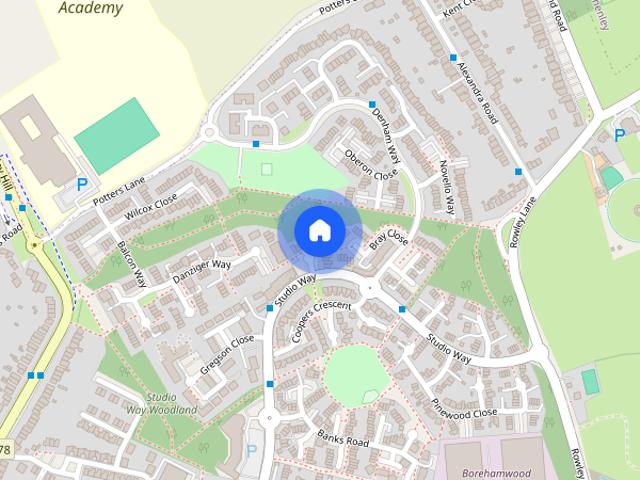 House for rent in Borehamwood, Hertsmere