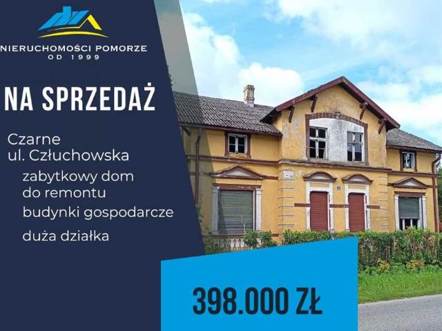 Dom na sprzedaż w Czarne, Pomorskie