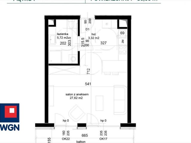 Mieszkanie na sprzedaż w Łęczna, Lubelskie