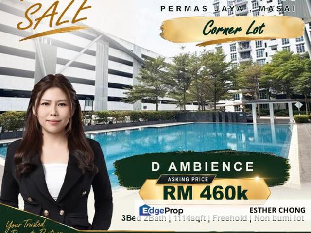 Condominium for sale in D'Ambience Residences, Plentong