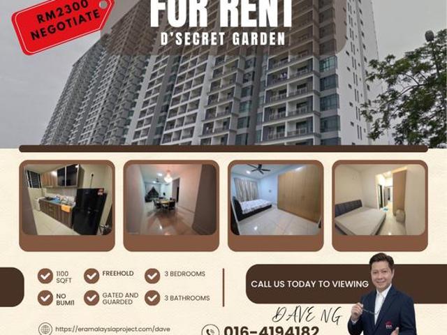 Serviced Residence for rent in Johor Bahru
