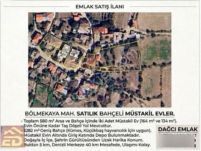 Buldan, Denizli içerisinde satılık Villa