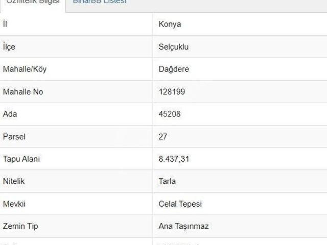 Dağdere, Selçuklu içerisinde satılık Arsa