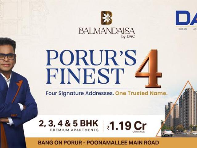Flat for sale in Alapakam, Tamil Nadu