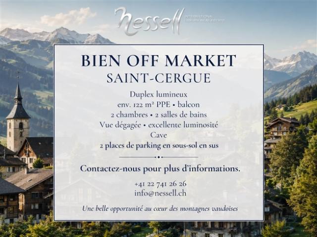 Wohnung kaufen in Saint-Cergue, Waadt