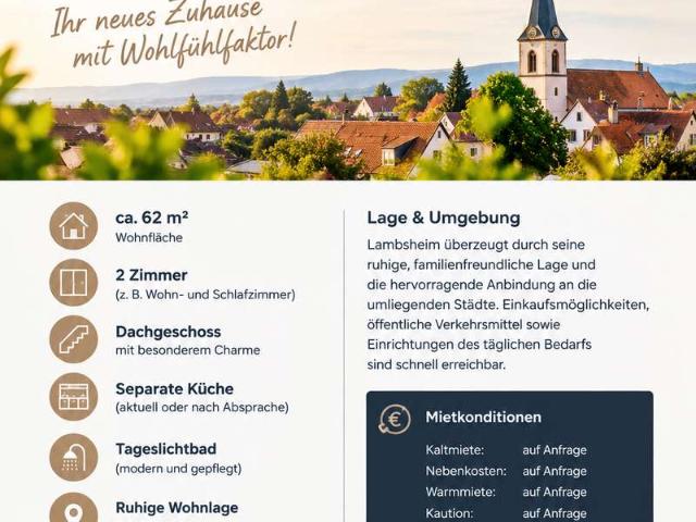 Wohnung mieten in Lambsheim, Rhein-Pfalz-Kreis