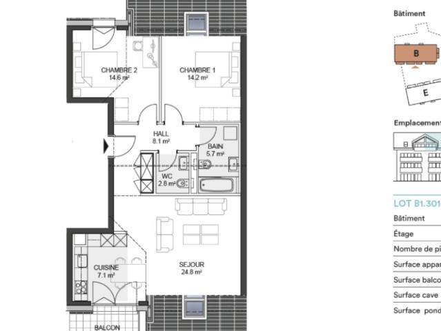 Wohnung kaufen in Denges, Waadt