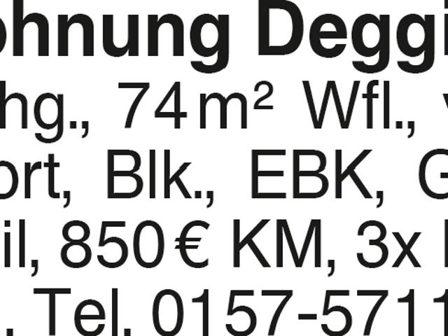 Wohnung mieten in Deggingen, Baden-Württemberg