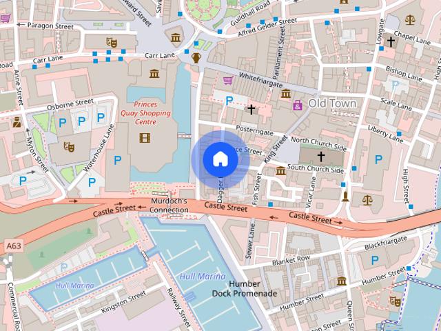 Apartment for rent in Old Town, Hull